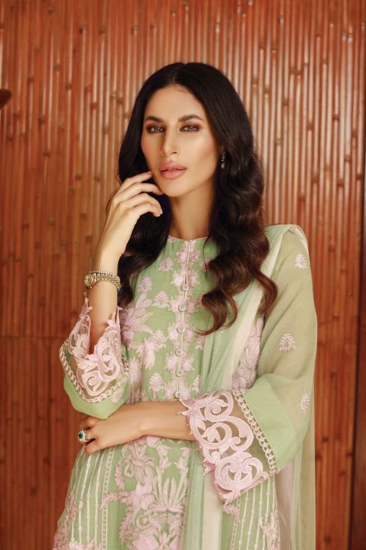 3 Pc Cotton Net Suit