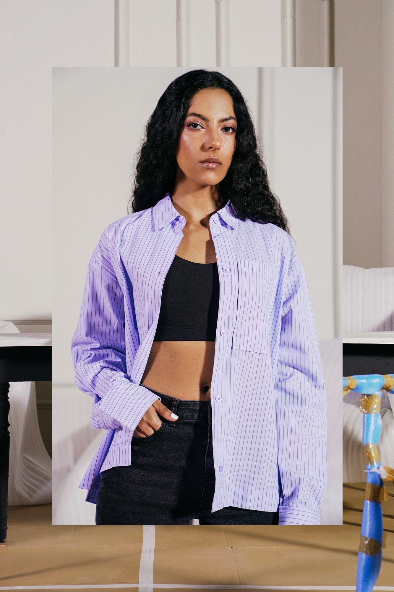 Ethnic - BUTTON DOWN SHIRT (E1093/108/630)