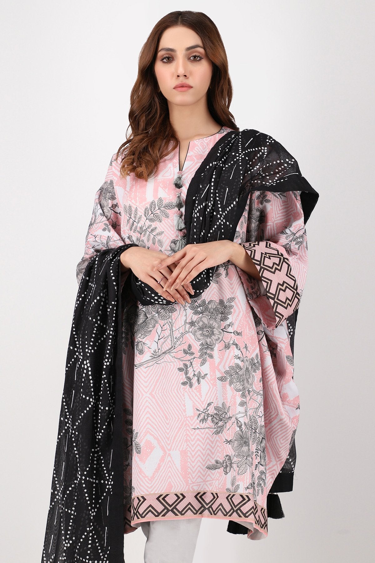 Alkaram - Printed Lawn Shirt