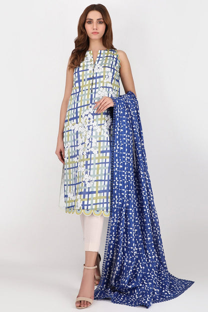 Alkaram - Printed Lawn Shirt