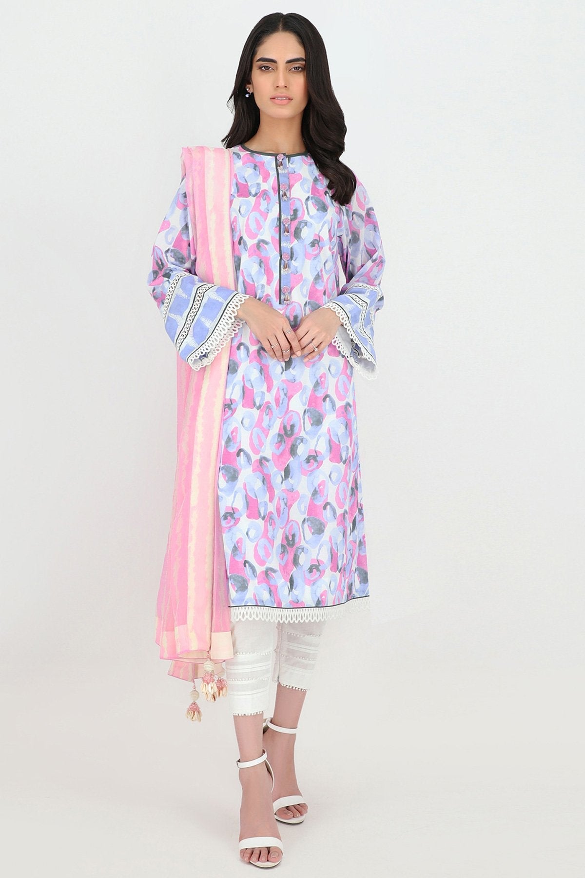 Alkaram - Printed Lawn Shirt