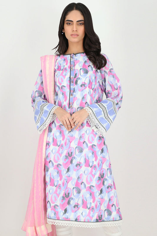 Alkaram - Printed Lawn Shirt