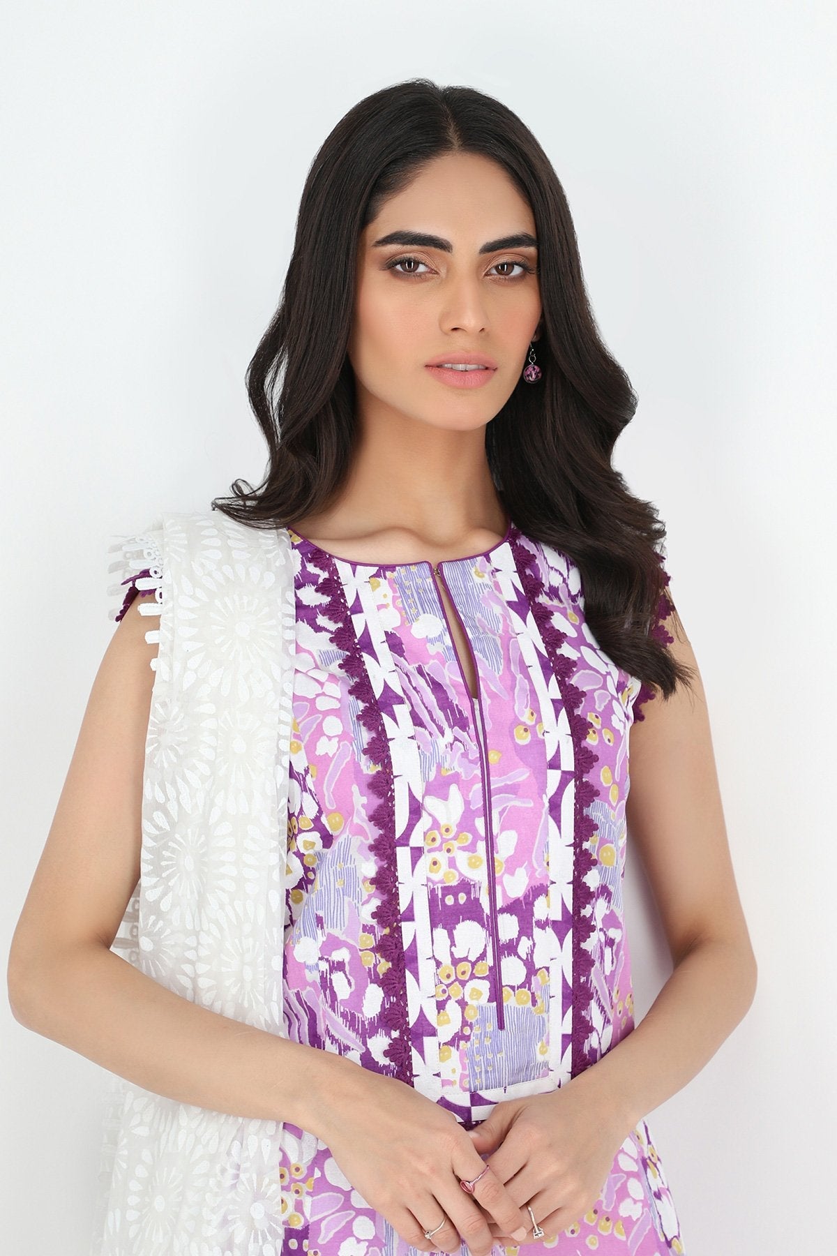 Alkaram - Printed Lawn Shirt