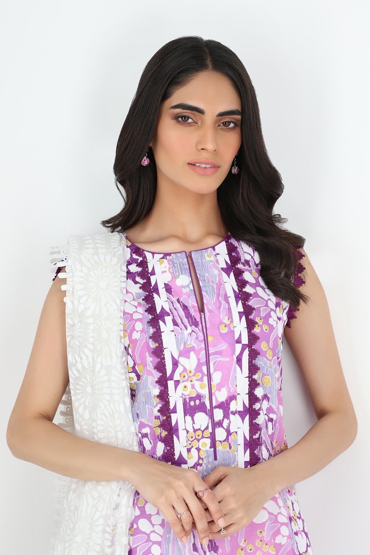 Alkaram - Printed Lawn Shirt