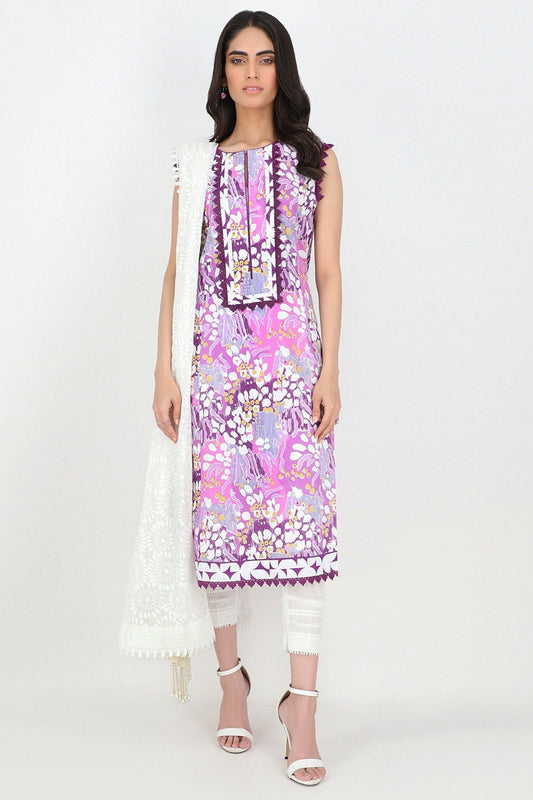 Alkaram - Printed Lawn Shirt