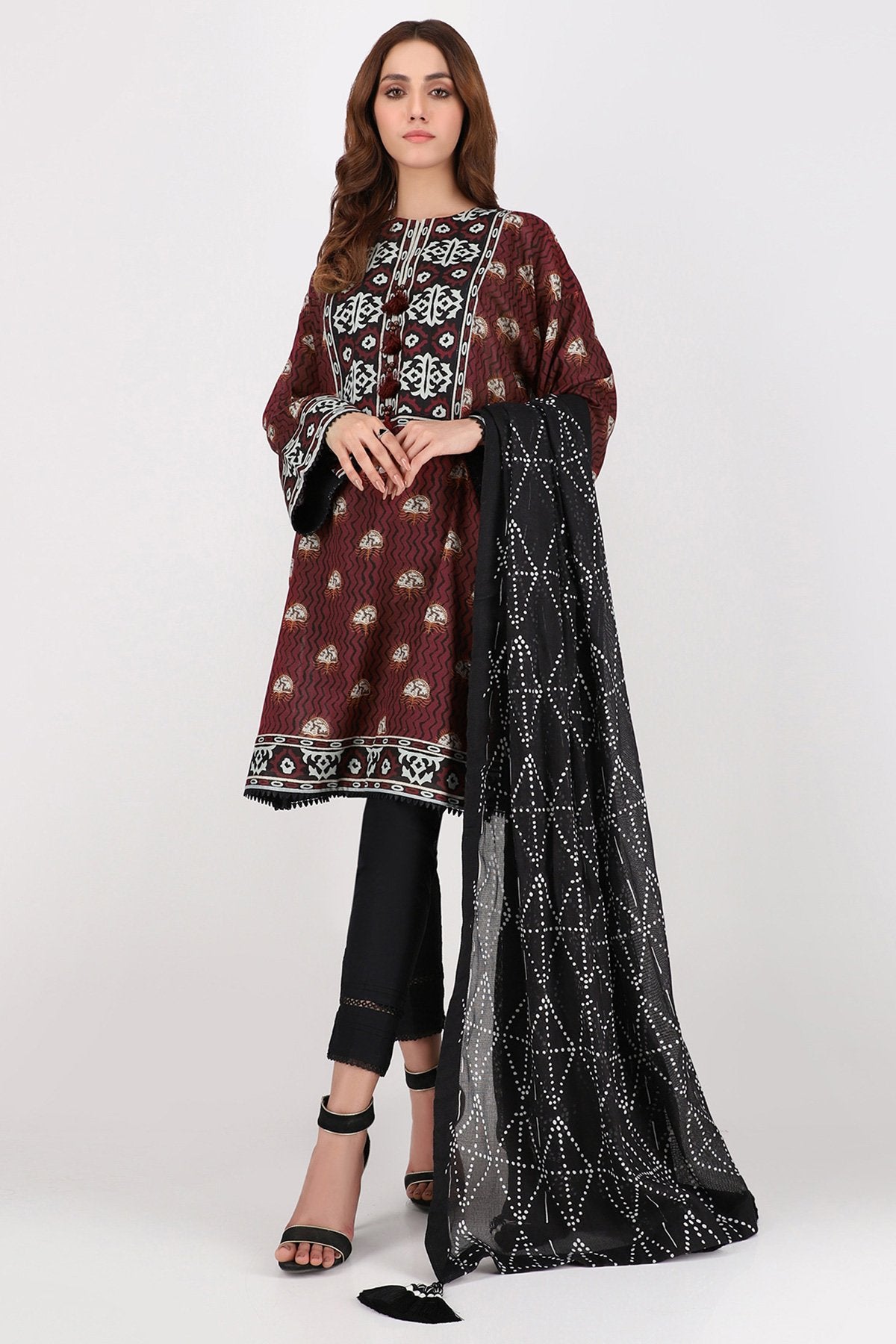 Alkaram - Printed Lawn Shirt