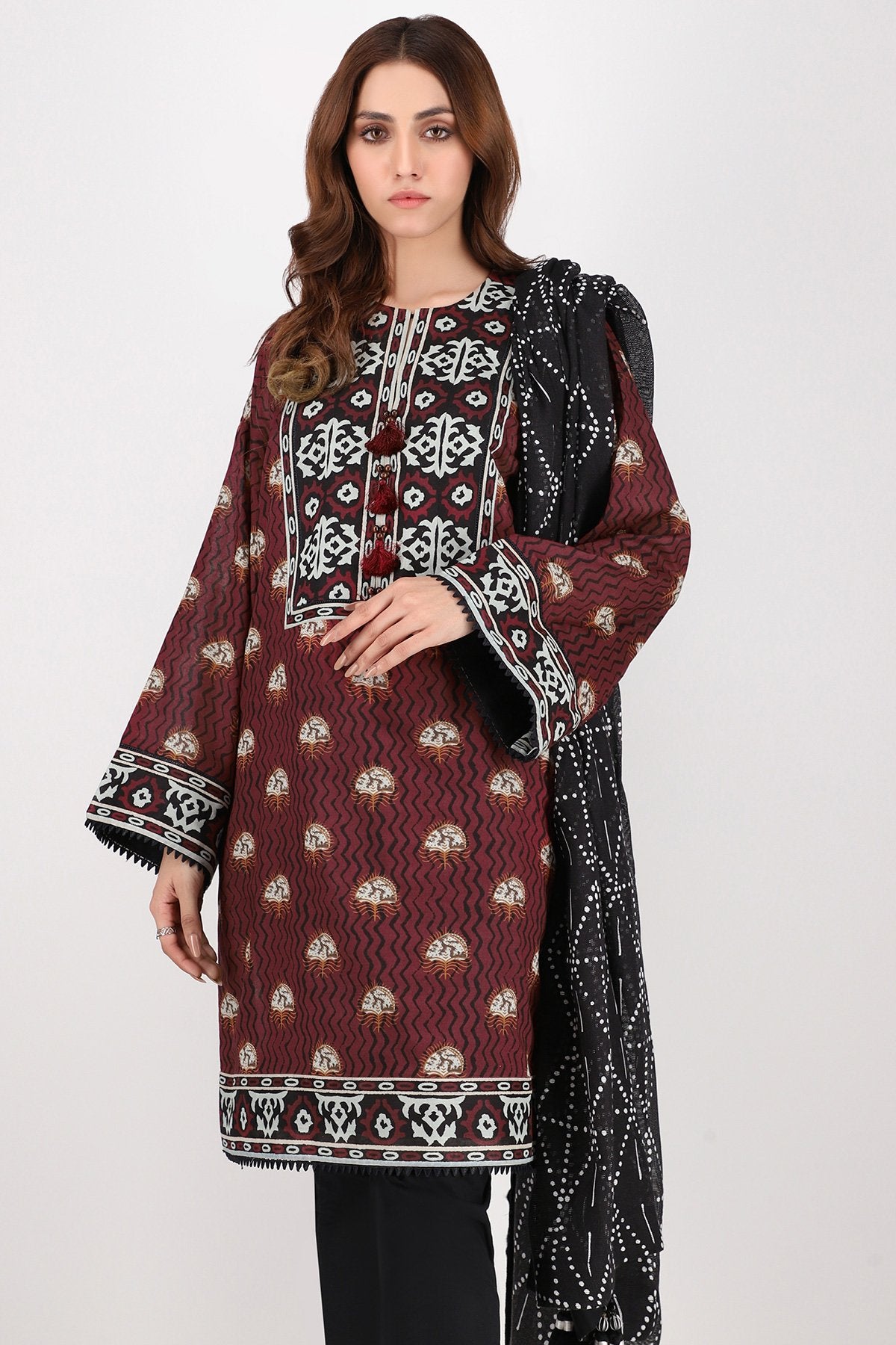 Alkaram - Printed Lawn Shirt
