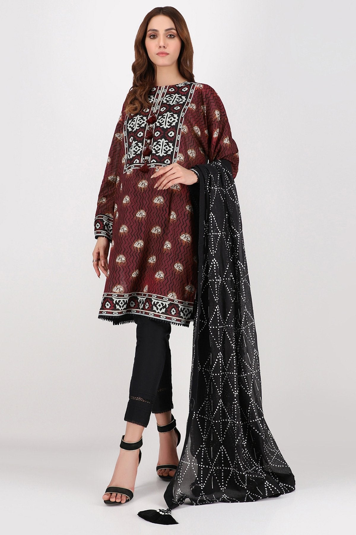 Alkaram - Printed Lawn Shirt