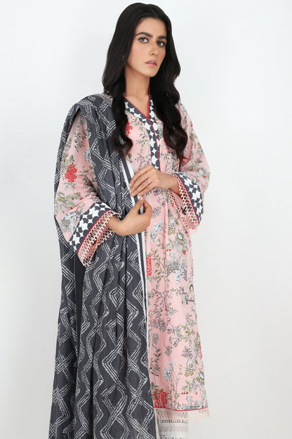 Alkaram - Printed Lawn Shirt