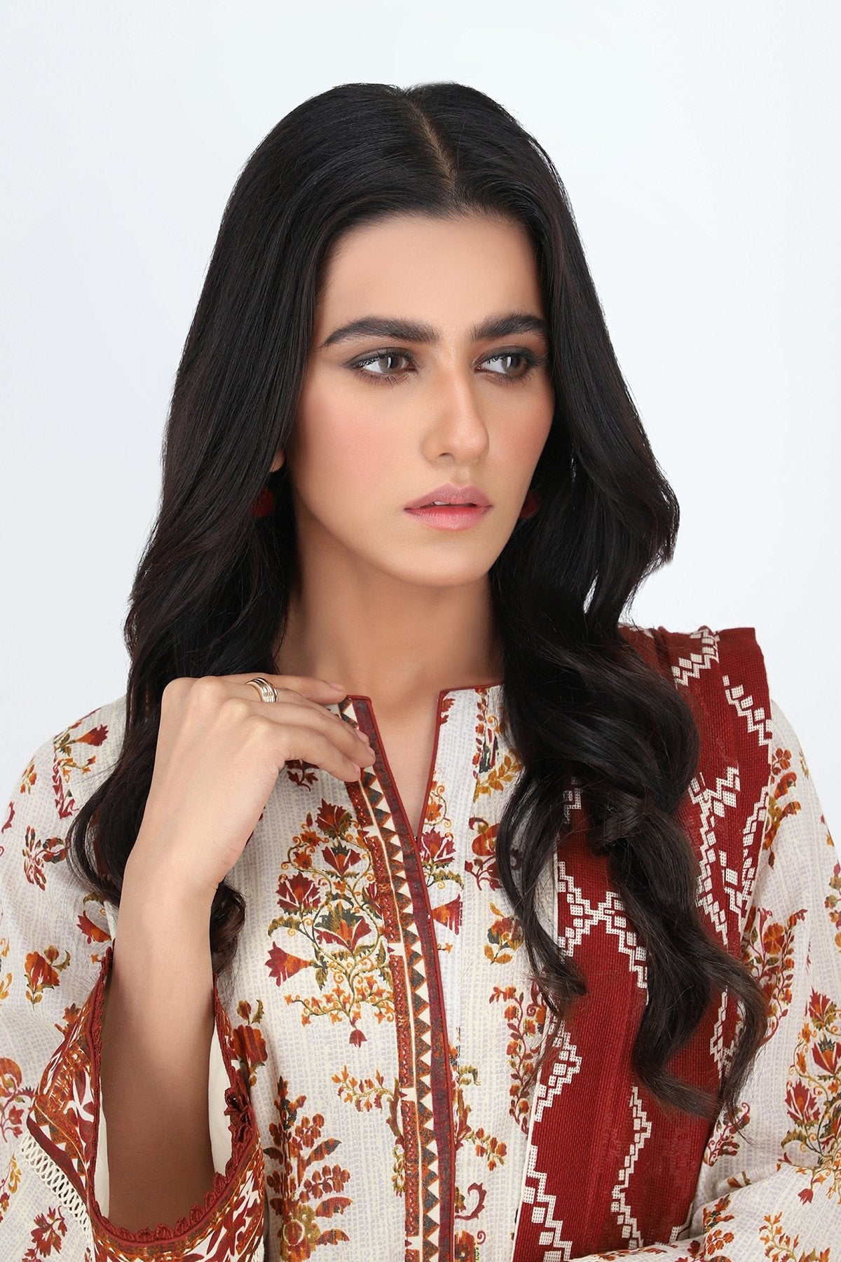 Alkaram - Printed Lawn Shirt