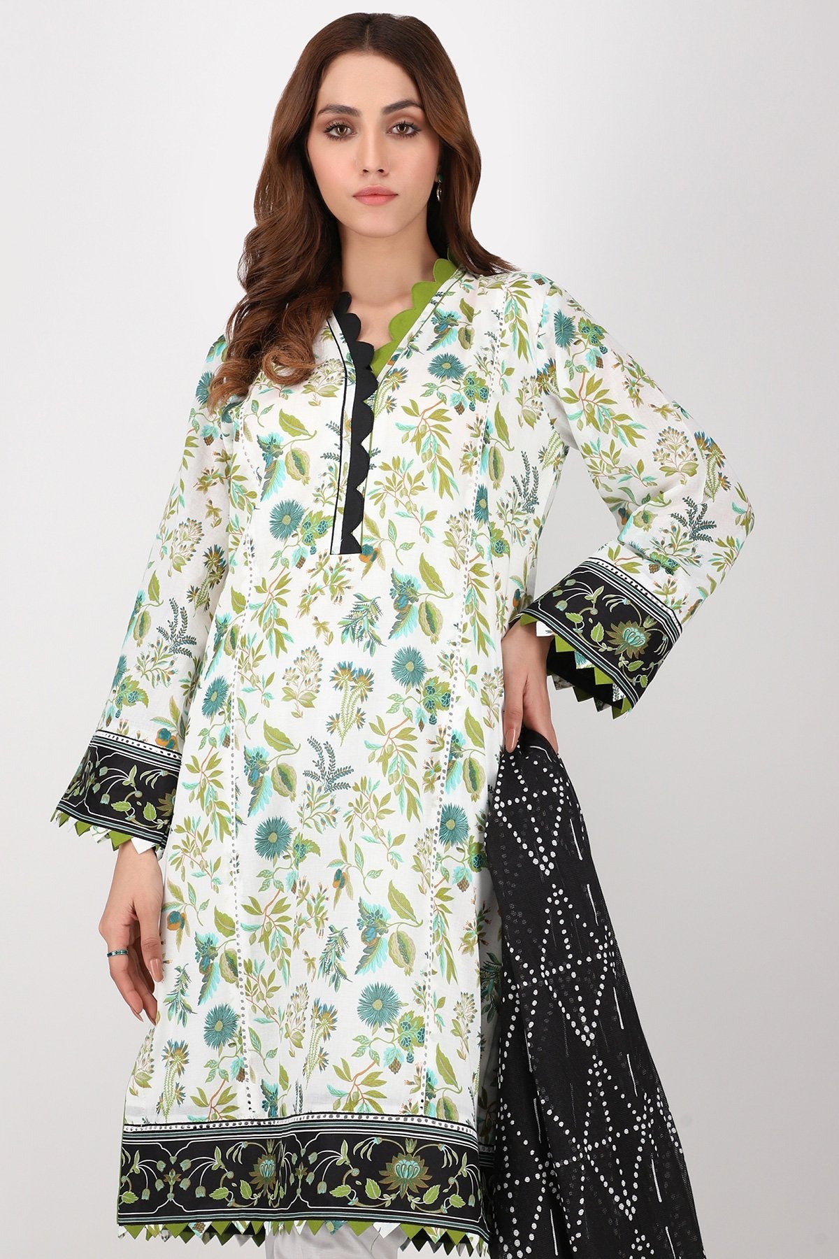 Alkaram - Printed Lawn Shirt