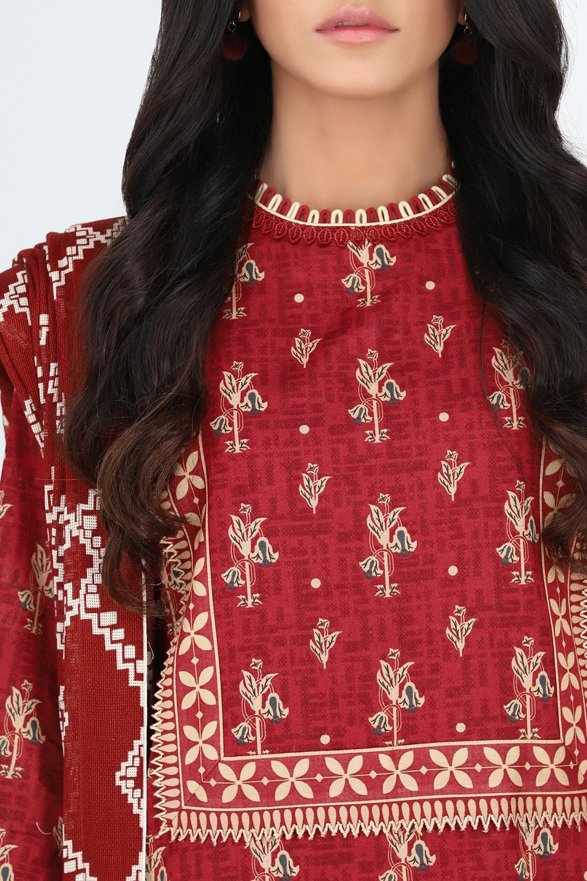 Alkaram - Printed Lawn Shirt