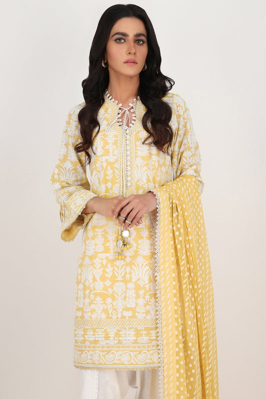 Alkaram - Printed Lawn Shirt