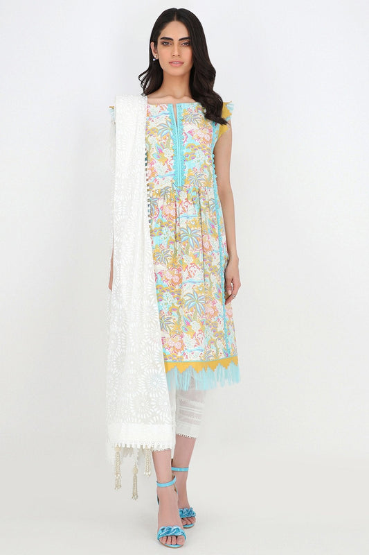 Alkaram - Printed Lawn Shirt