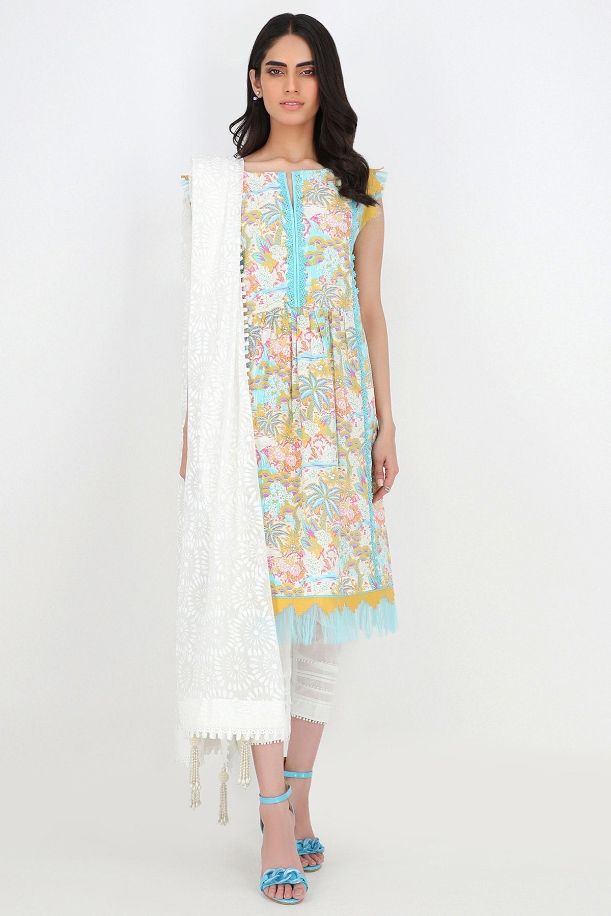 Alkaram - Printed Lawn Shirt