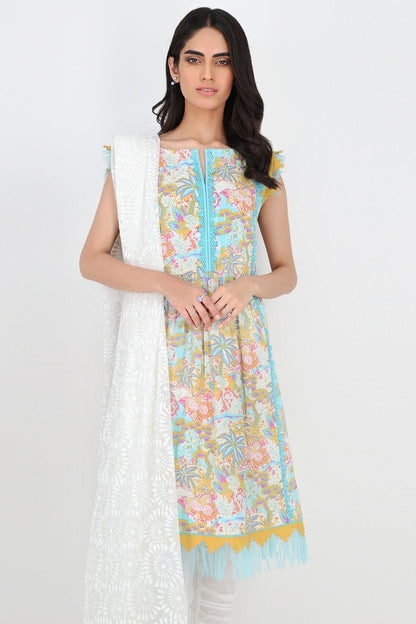 Alkaram - Printed Lawn Shirt