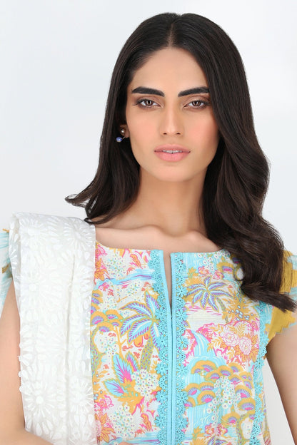 Alkaram - Printed Lawn Shirt