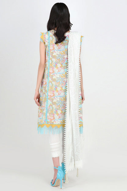 Alkaram - Printed Lawn Shirt