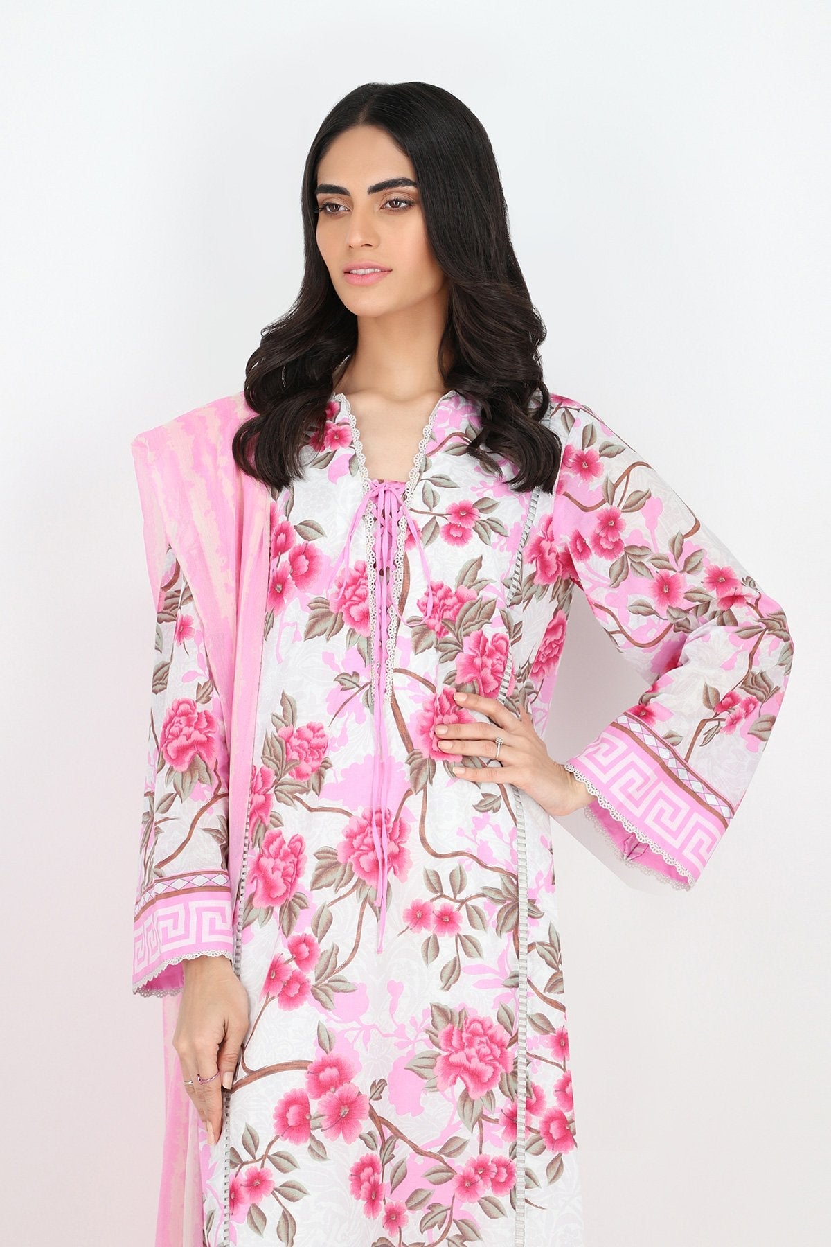 Alkaram - Printed Lawn Shirt