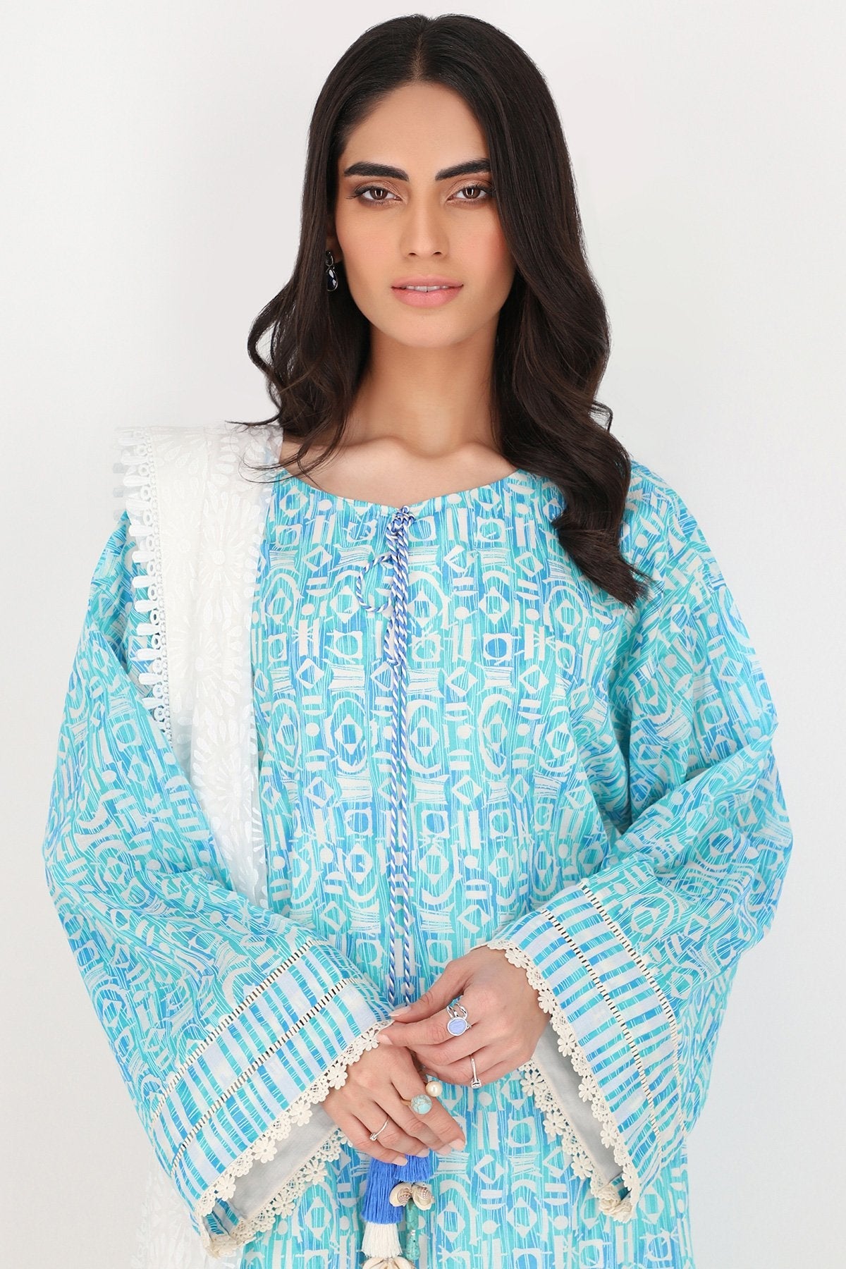 Alkaram - Printed Lawn Shirt