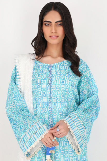 Alkaram - Printed Lawn Shirt