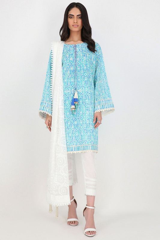 Alkaram - Printed Lawn Shirt