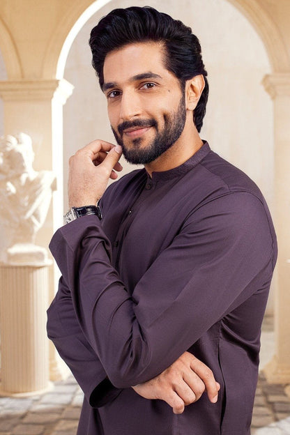 Embroidered Ribbed Cotton Kurta