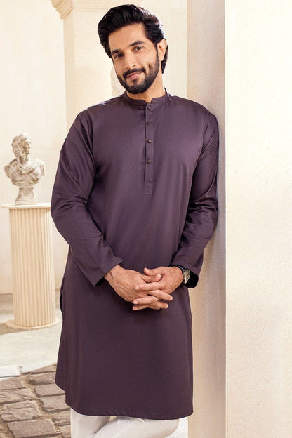 Embroidered Ribbed Cotton Kurta