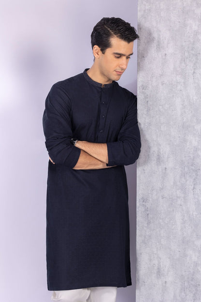 Dyed Jacquard Kurta