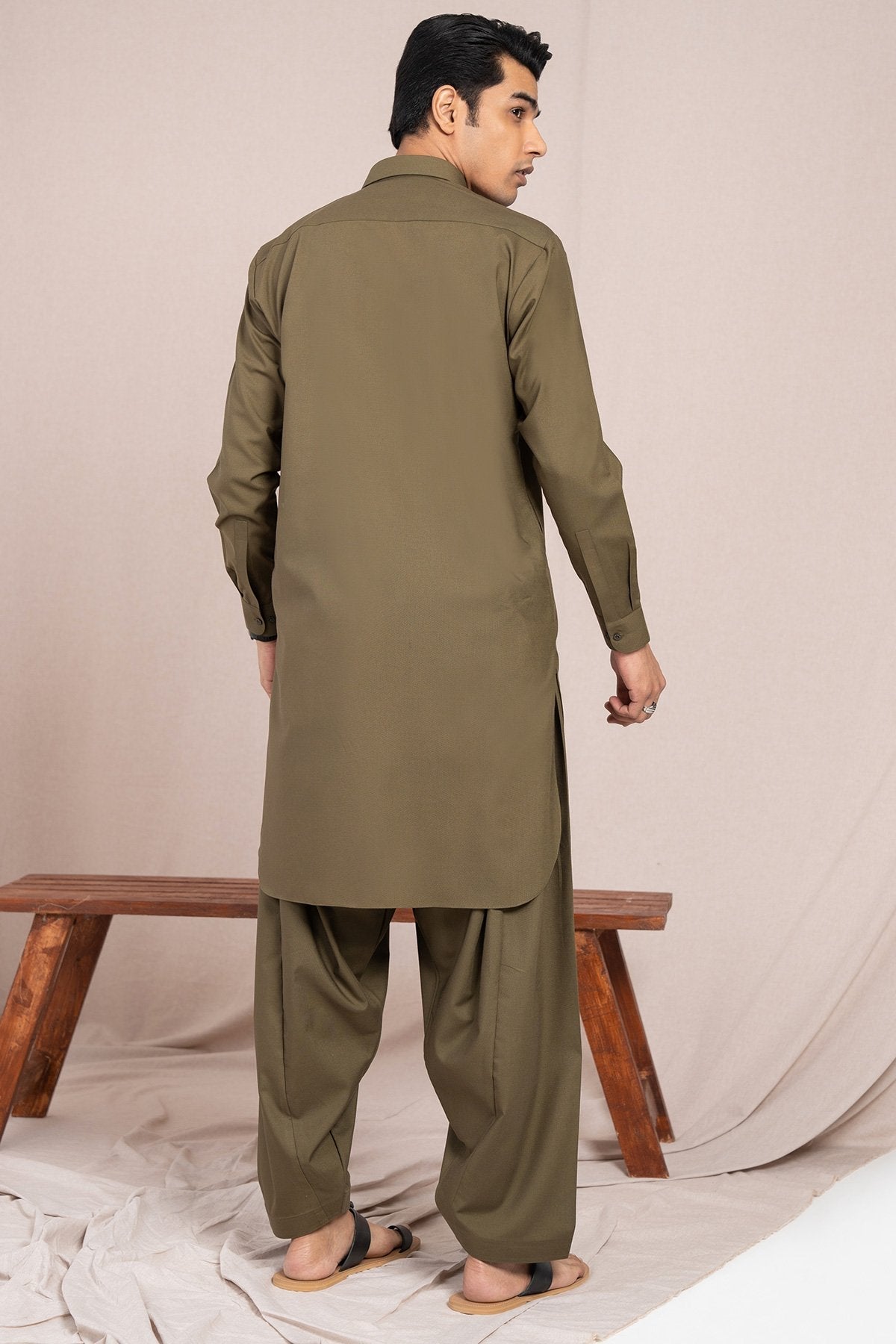 Dyed Blended Shalwar Kameez