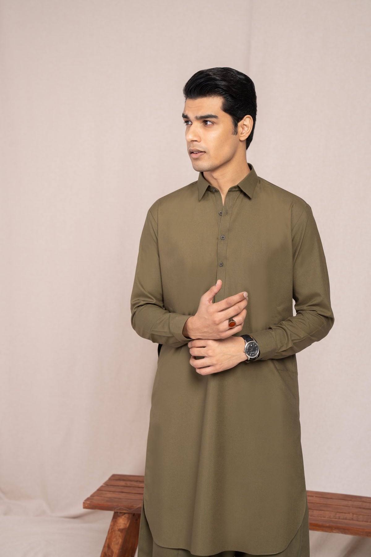 Dyed Blended Shalwar Kameez