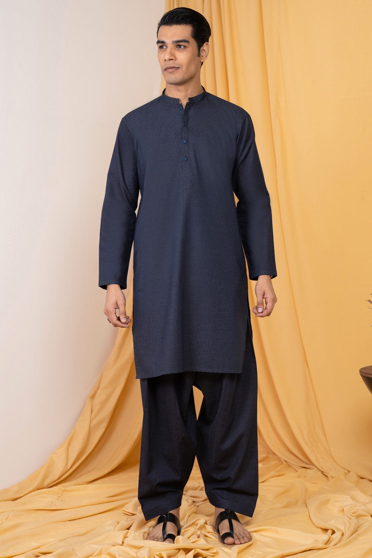 Dyed Karandi Shalwar Kameez