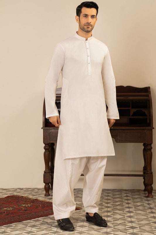Embroidered Cambric Shalwar Kameez