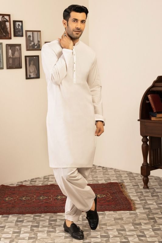 Embroidered Cambric Shalwar Kameez