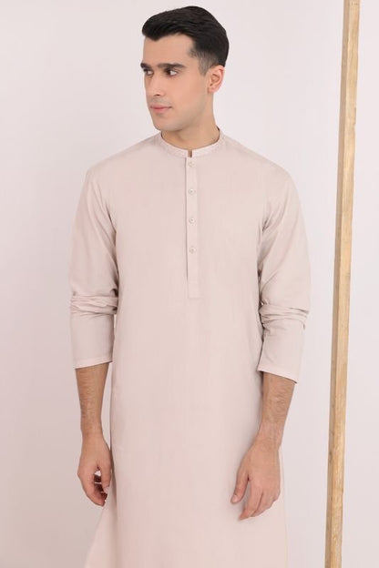 Dyed Embroidered Cotton Shalwar Kameez