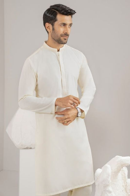 Dyed Embroidered Blended Shalwar Kameez
