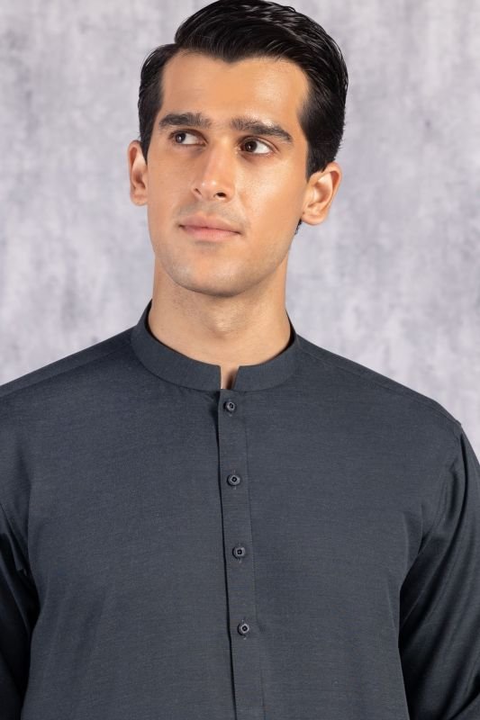 Dyed Embroidered Khaddar Shalwar Kameez