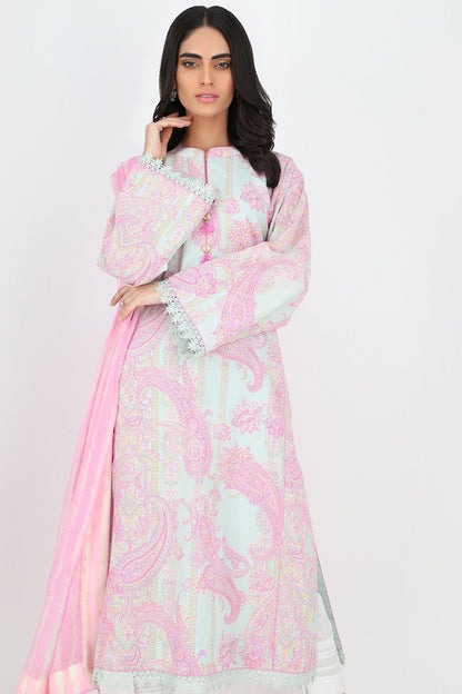 Alkaram - Printed Lawn Shirt