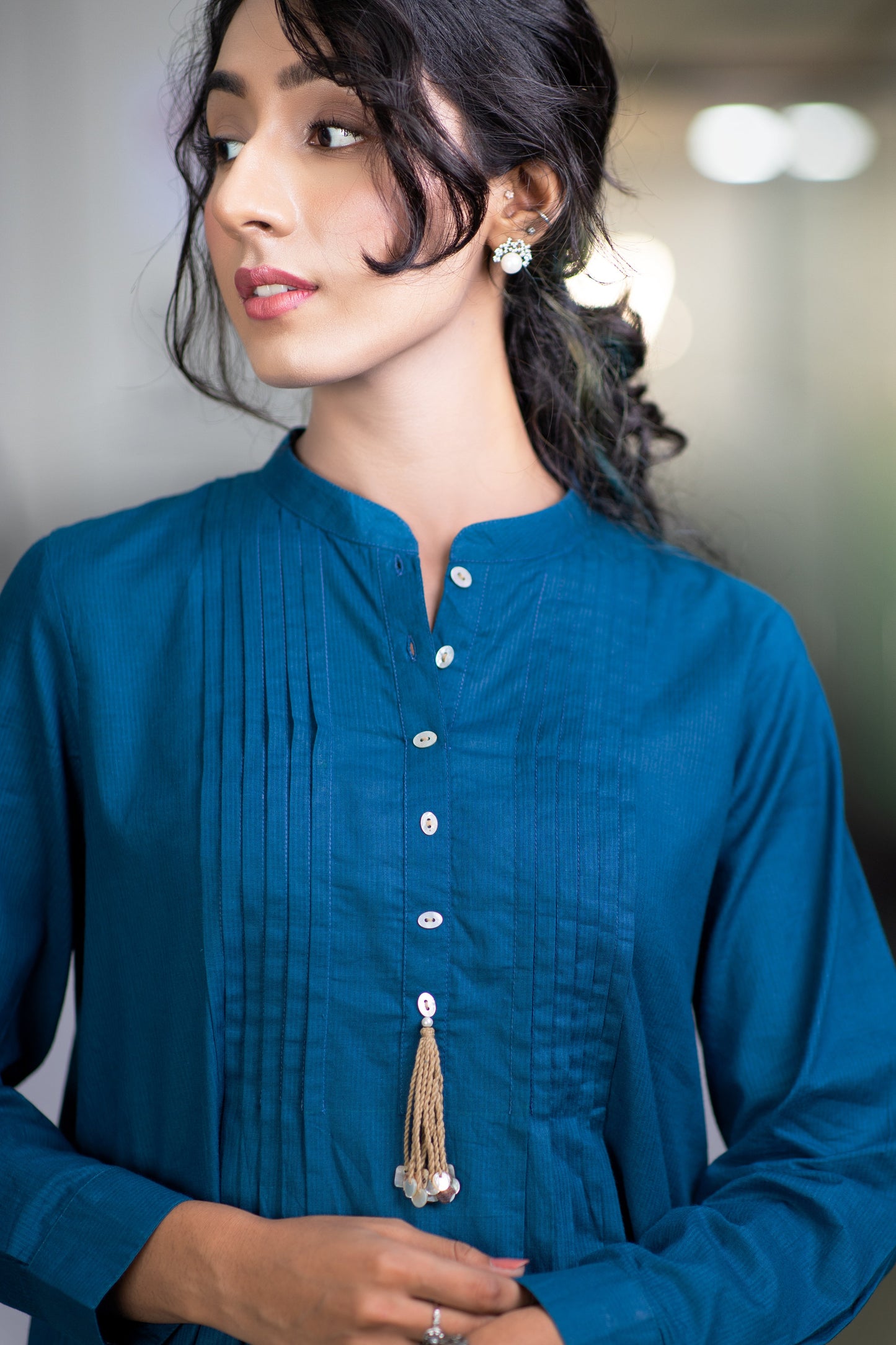 Eraj Hussain - Friday Blessings - Blue - Stitched