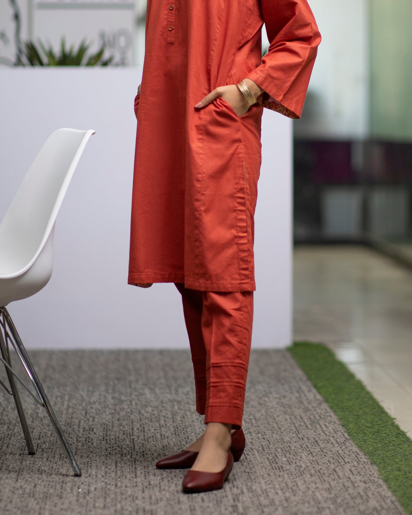 Eraj Hussain - Brick Trouser - Basic