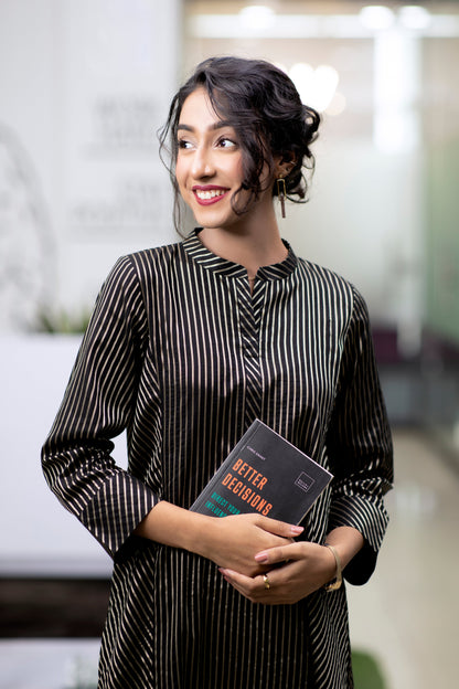 Eraj Hussain - Wednesday Team Meetings - Black - Stitched