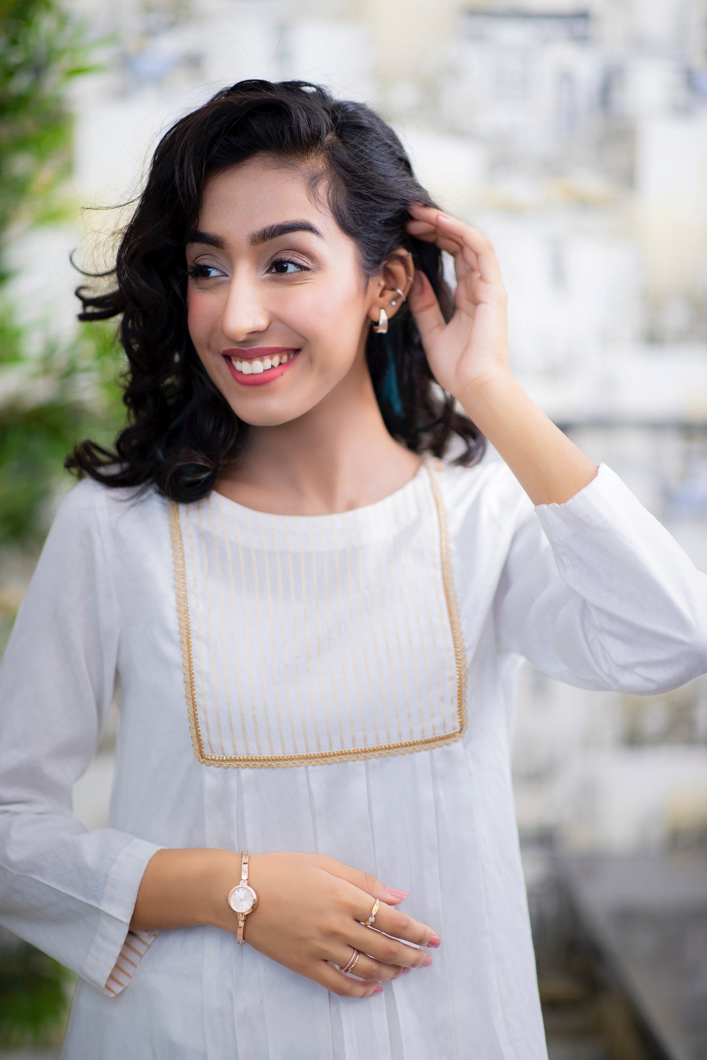 Eraj Hussain - Sunday Busy Weekends - White - Stitched