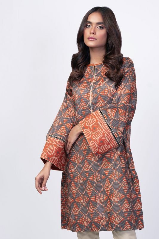 Printed Lawn Kurti