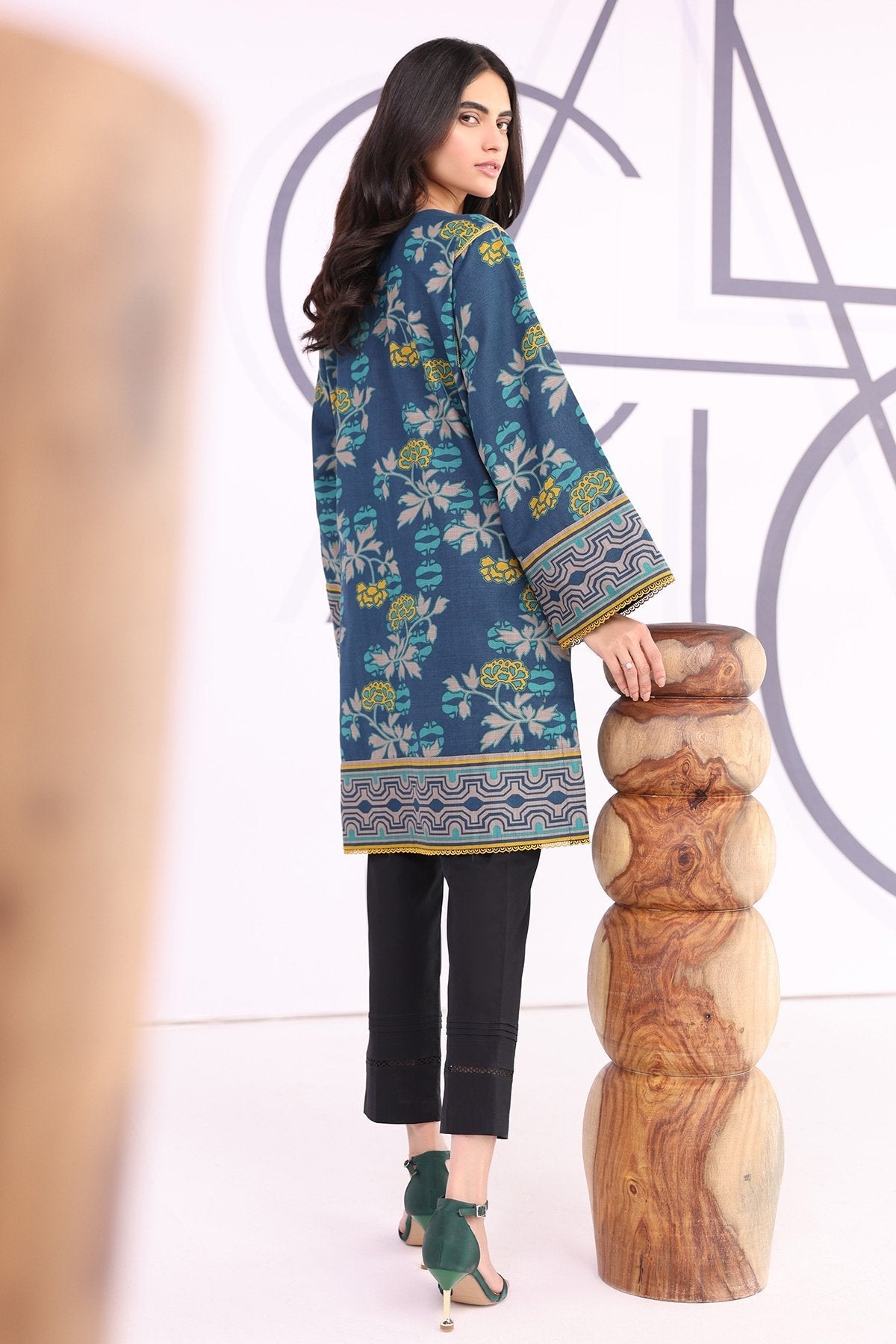 Alkaram - Printed Khaddar Kurti