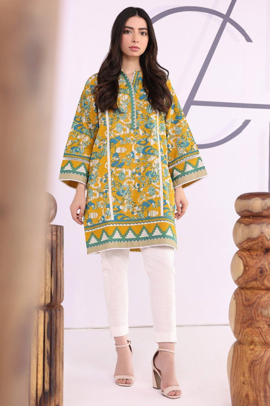 Printed Khaddar Kurti