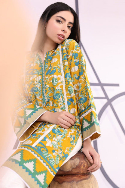 Alkaram - Printed Khaddar Kurti