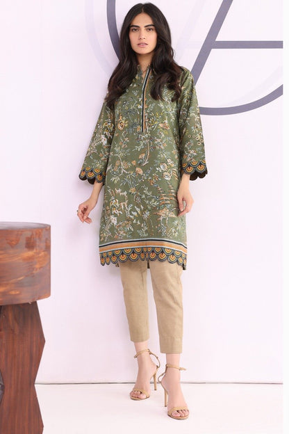 Printed Khaddar Kurti