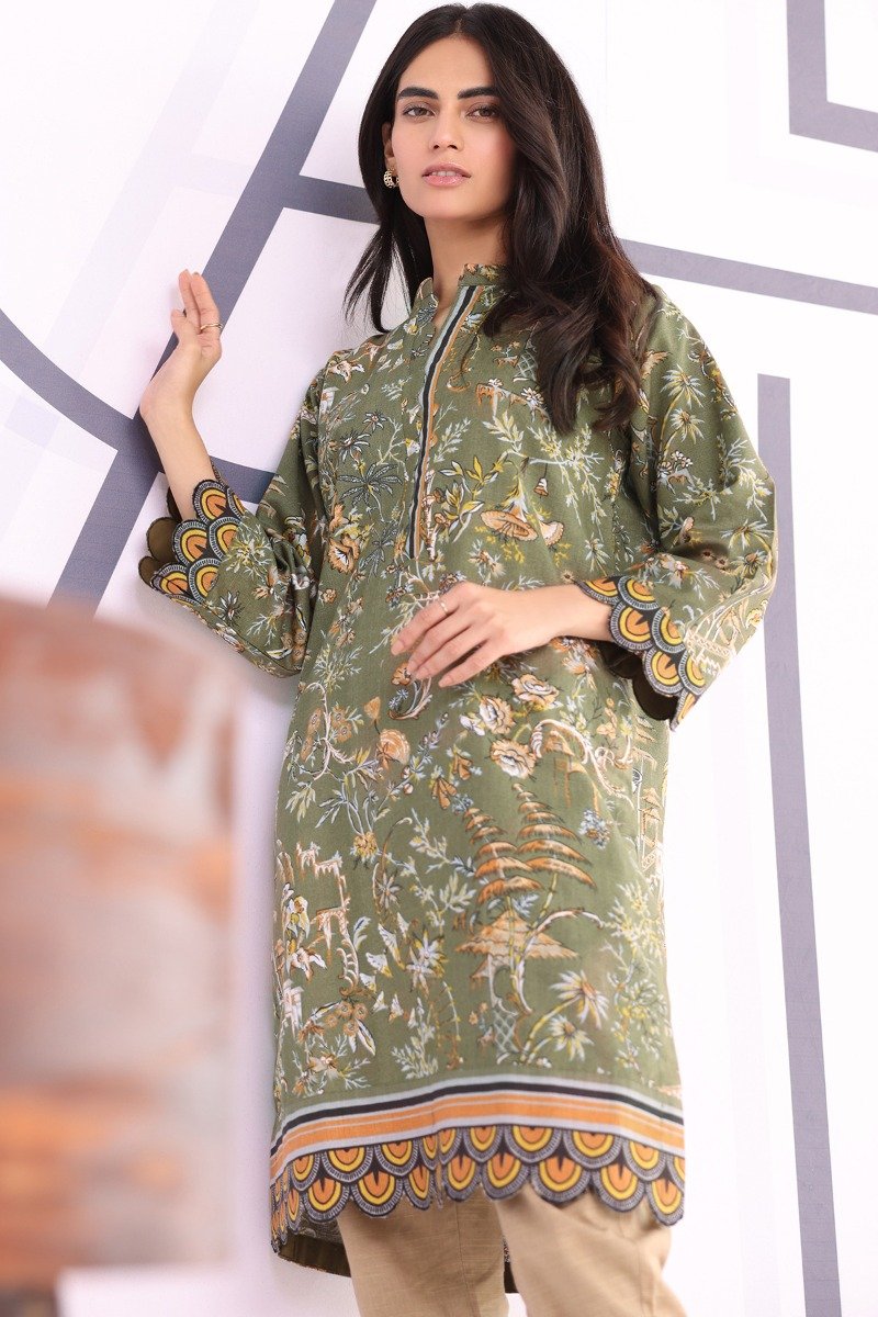 Alkaram - Printed Khaddar Kurti