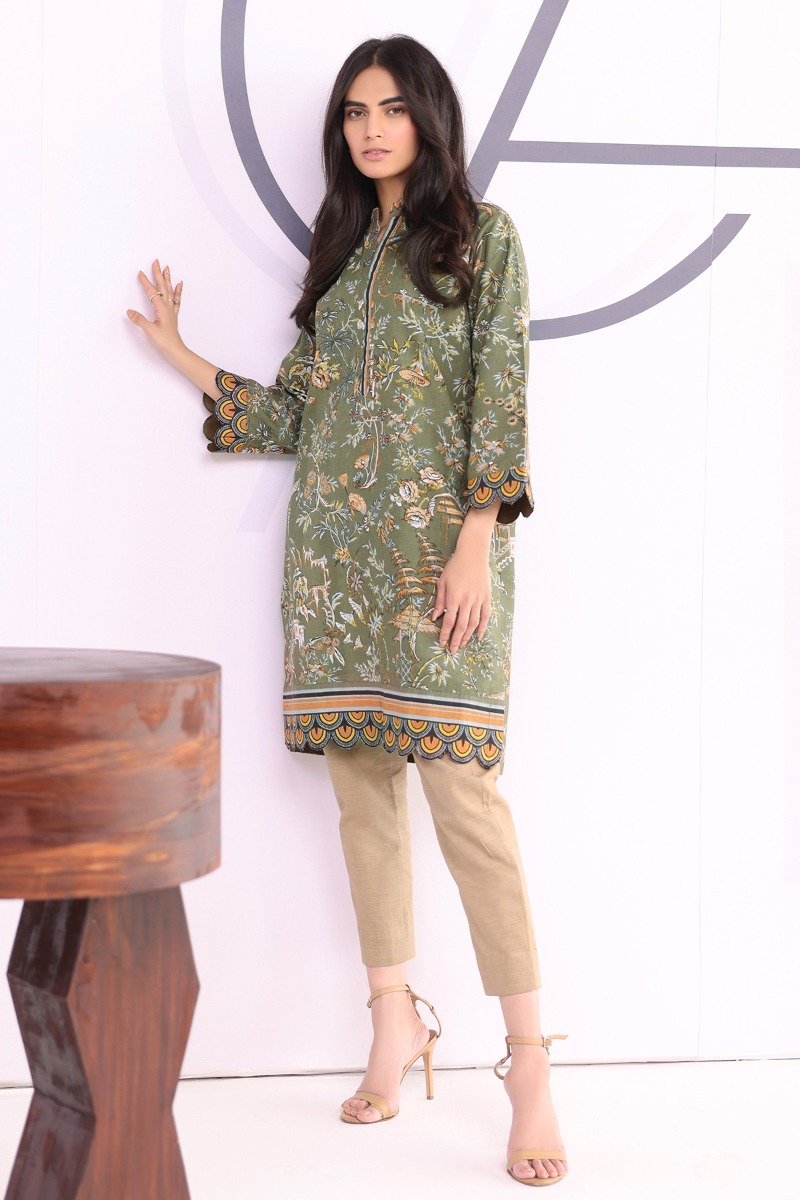 Alkaram - Printed Khaddar Kurti