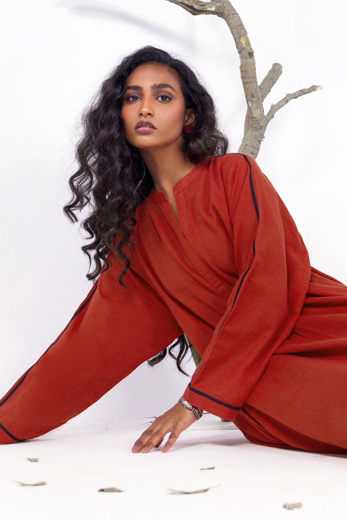 Dyed Khaddar Kurti